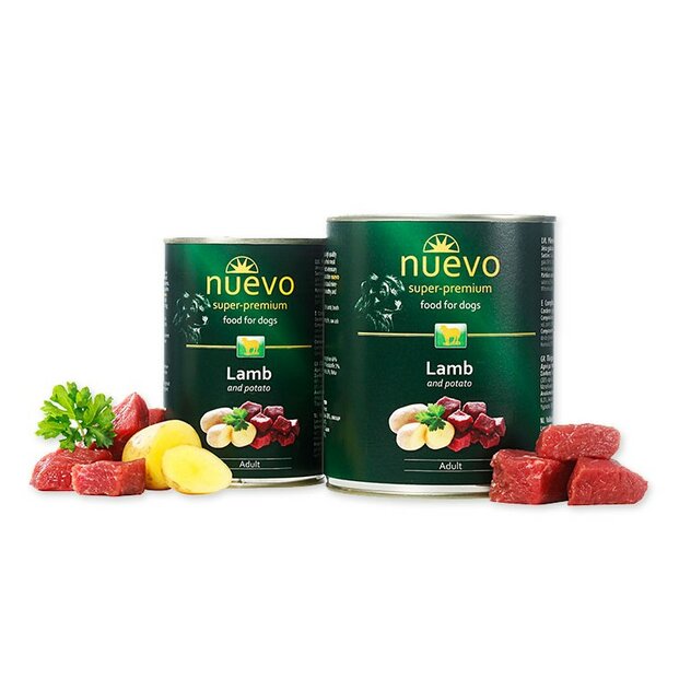 nuevo dog adult lamb and potato konzerva-